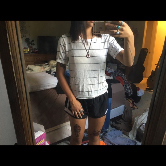 Brandy Melville comfy striped tee