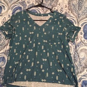 green pacsun crop top