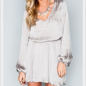 Show Me Your MuMu Silver Dollar Dress