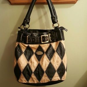 D&G Brown and Black Hobo Bag.
