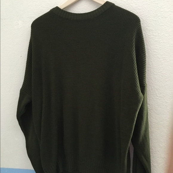 Dark green sweater