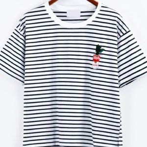 cactus striped tee
