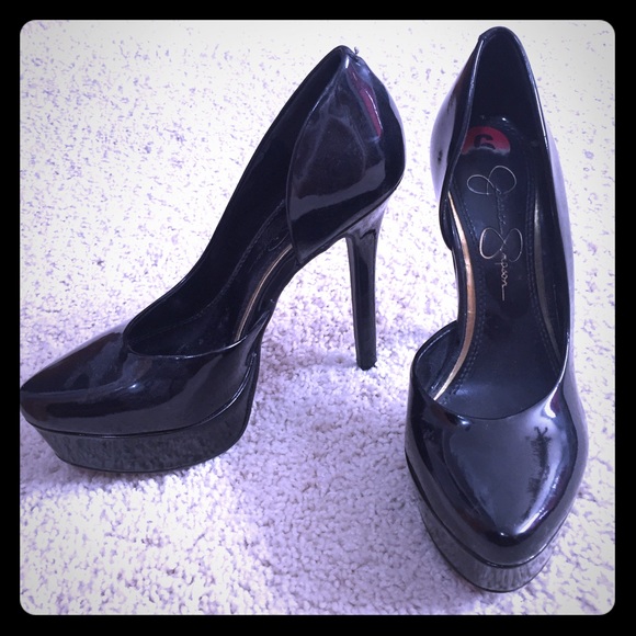 Sexy Jessica Simpson  heels ! Almost brand new!