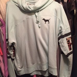 VS turquoise cowl neck