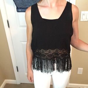 Boho Frayed Tanktop