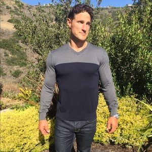 Vince color block sweater