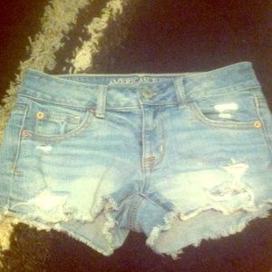 American Eagle Outfitters shortie shorts size US-0