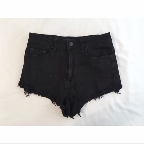 Urban Outfitters BDG black denim cutoff shorts