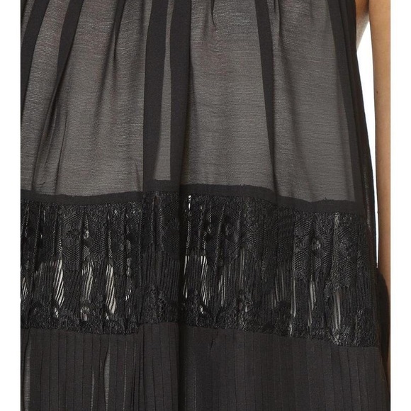 Alice + Olivia Dejas Pleated Trapeze Dress - Picture 4 of 4