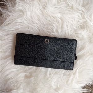 Kate Spade Southport Avenue Slim Wallet in Black