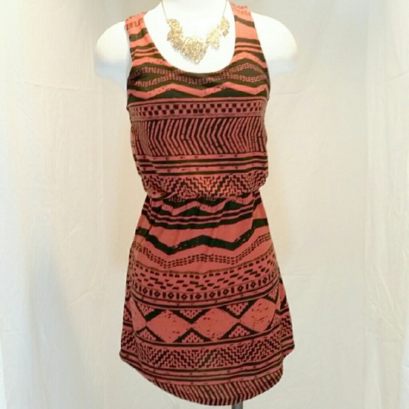 Racerback Brick Red Summer Dress