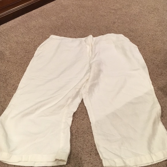 Linen capris