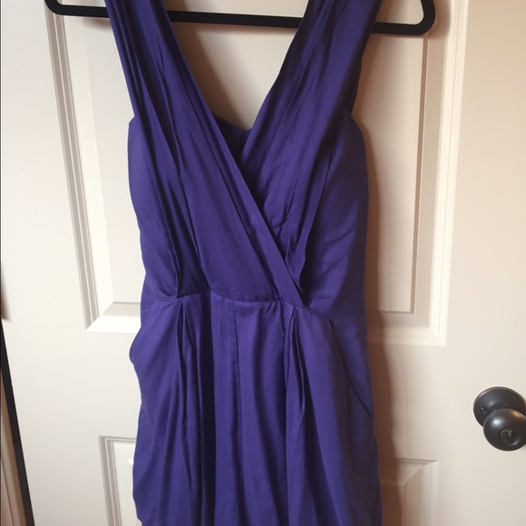 BCBG PLUM ROMPER SIZE 8 NWT