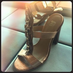 Joes rose gold heels. Worn once.