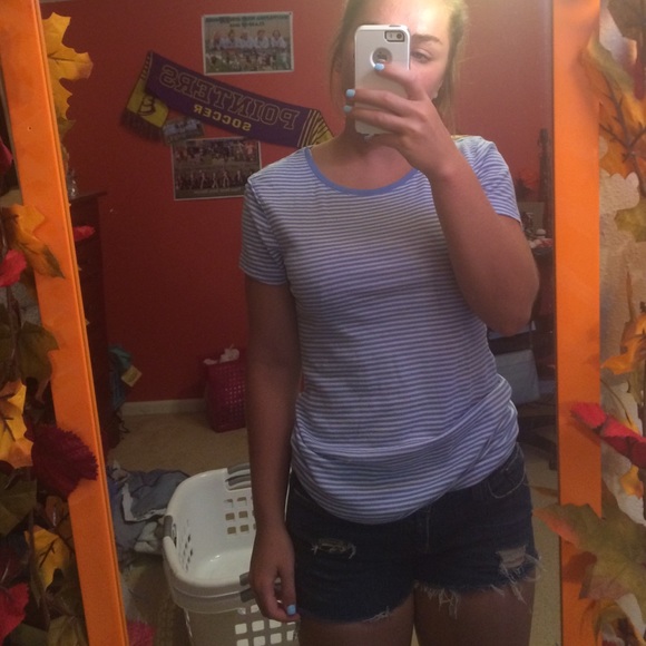 Striped short sleeve