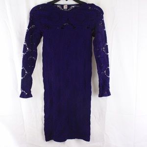 Bodycon Purple dress.