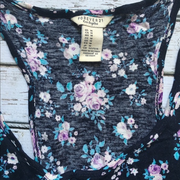 Floral Racerback Tank - Picture 3 of 4