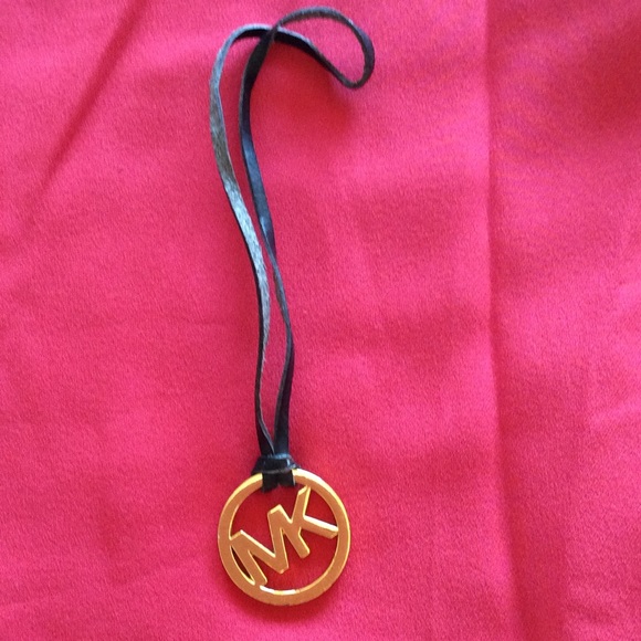 Michael Kors Black Gold Logo Chain