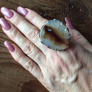 Large stone ring
