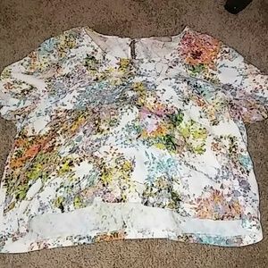 Floral crop top
