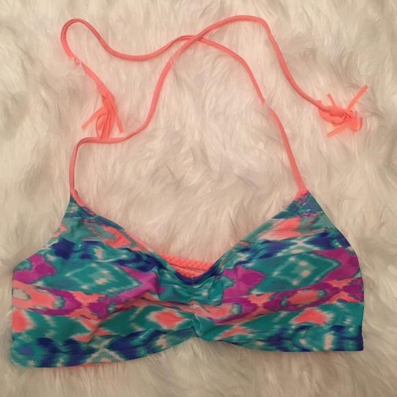 Multi color bikini top