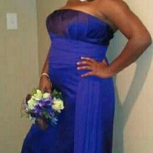 Purplish bridesmaid dress