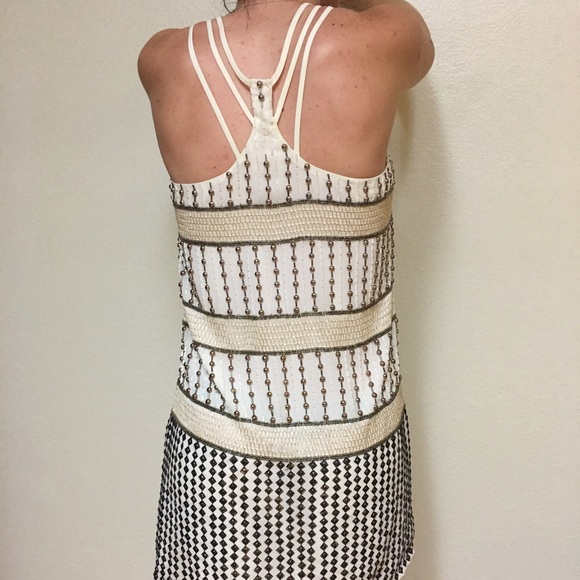 PARKER BEADED COCKTAIL DRESS