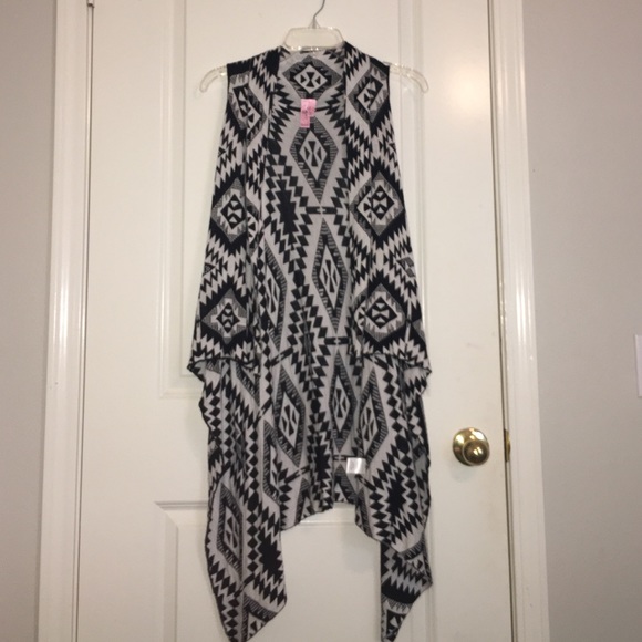 Long tribal vest