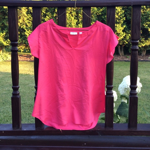 Bright pink shirt