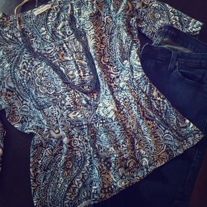 Liz Claiborne blue top