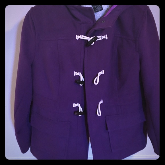 Old Navy Purple peacoat. Size large.