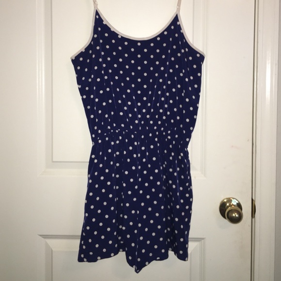 Poke a dotted romper