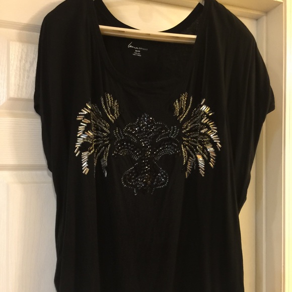 Lane Brant embellished tee