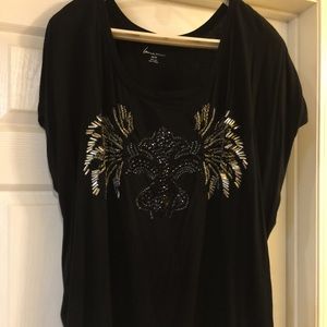 Lane Brant embellished tee