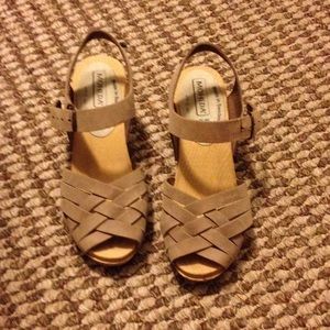 Moheda Clog Sandals Braided Grey Size 36