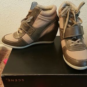 Great For the Fall Sneaker Wedge