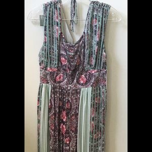 FREE PEOPLE LONG EMPRESS WAIST SUMMER DRESS