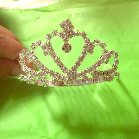 Rhinestones Tiara Comb