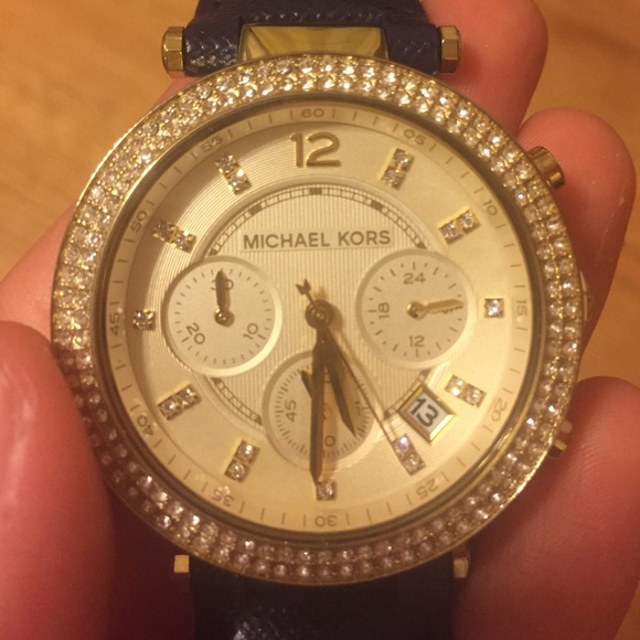 Michael Kors Watch- Navy main image 4