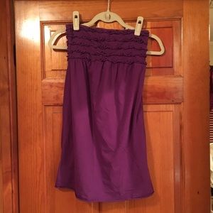 Purple beach cover-up