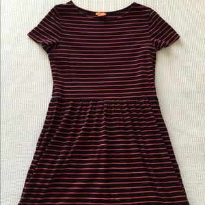 Joe Fresh nautical stripe T shirt dress