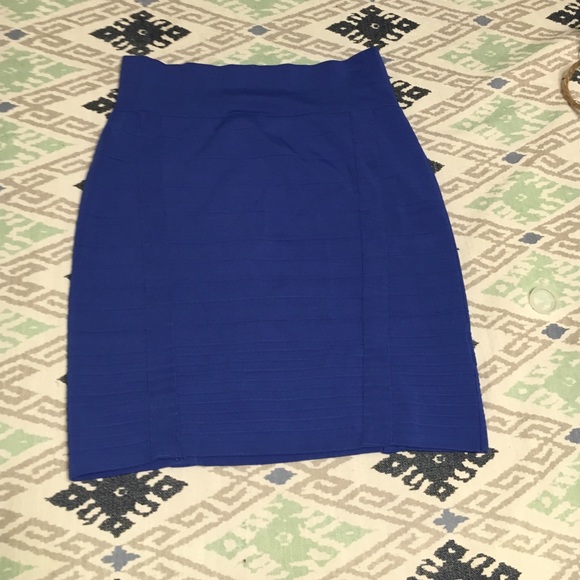 Blue skirt