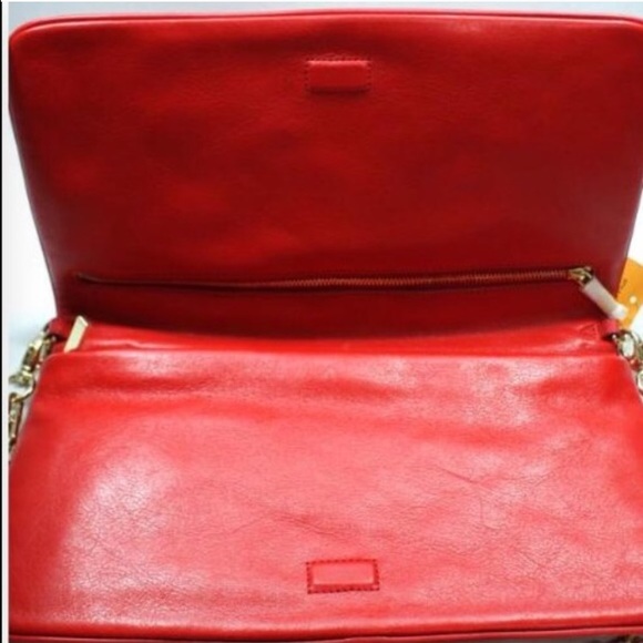 Tory Burch red Reva clutch - Picture 2 of 2