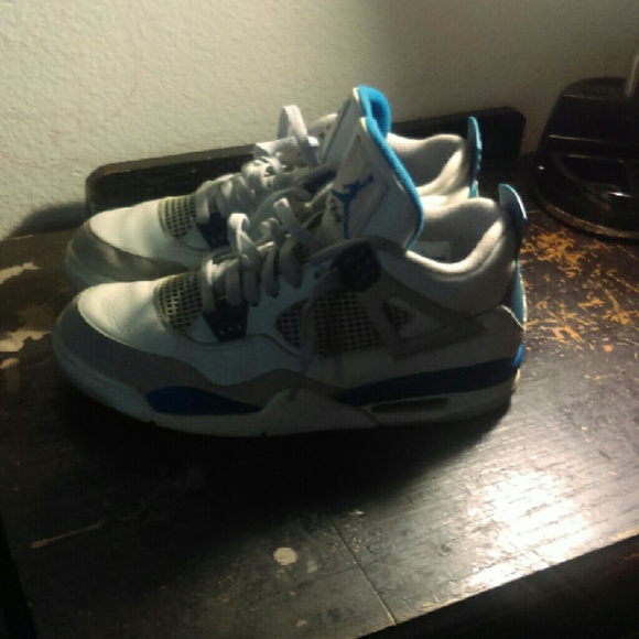 Jordan military blue 4s - Picture 1 of 3