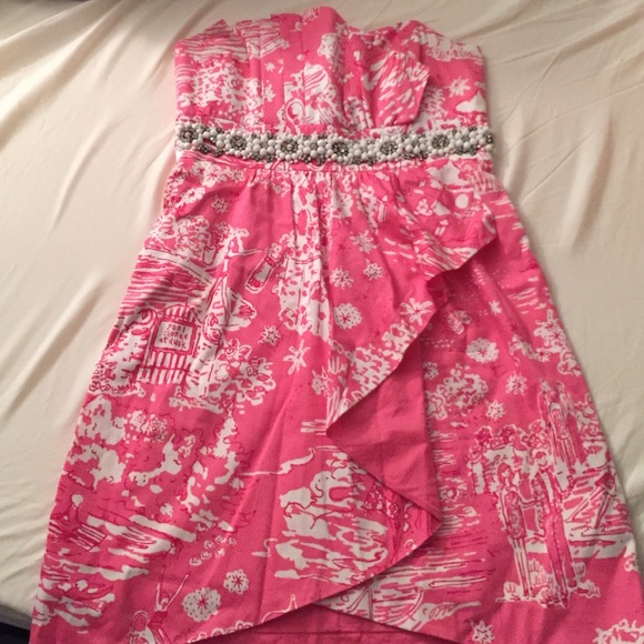 Lilly Strapless Bling band dress