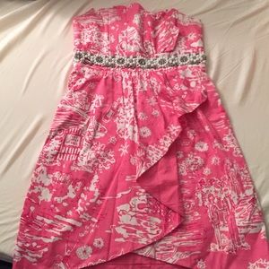 Lilly Strapless Bling band dress