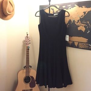 NWT Calvin Klein black dress size 4