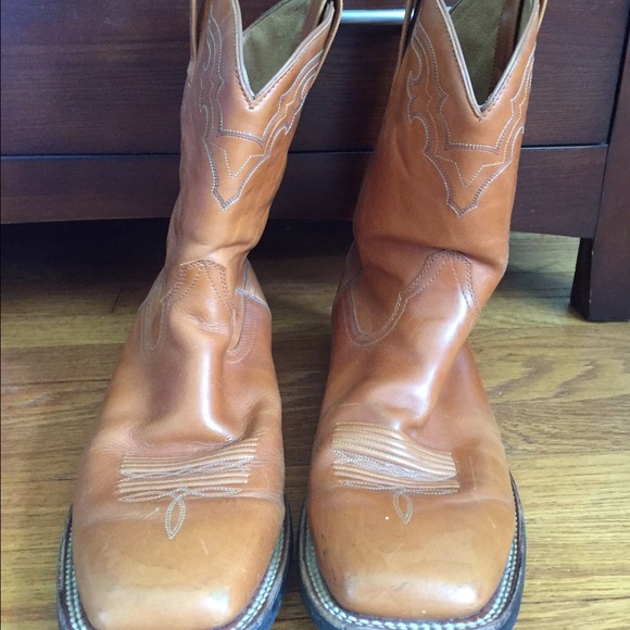 Men's Ariat Boots 11ee Light Brown Tan Gem