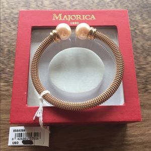 Majorica Rosegold Pearl Bracelet