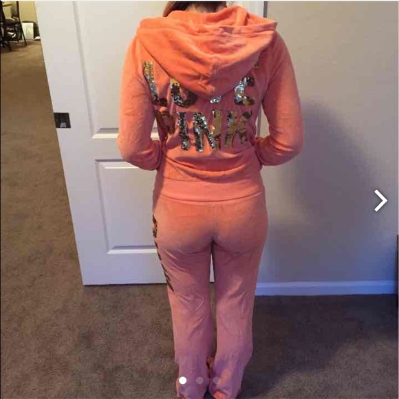 PINK Victoria secret track suit